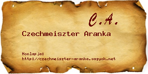 Czechmeiszter Aranka névjegykártya